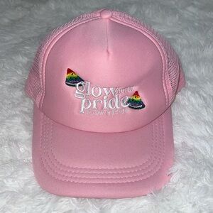 NWT *Limited Edition* Gay Pride Pink SnapBack Hat 🏳️‍🌈 Glow With Pride Hat 🌈